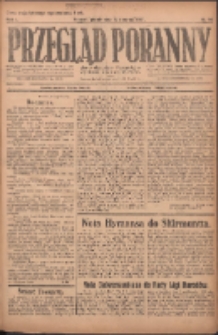 Przegląd Poranny: pismo niezależne i bezpartyjne 1921.08.05 R.1 Nr96