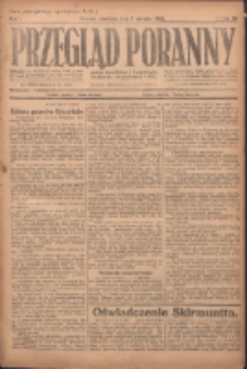 Przegląd Poranny: pismo niezależne i bezpartyjne 1921.08.07 R.1 Nr98