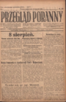 Przegląd Poranny: pismo niezależne i bezpartyjne 1921.08.09 R.1 Nr100