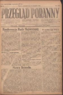Przegląd Poranny: pismo niezależne i bezpartyjne 1921.08.11 R.1 Nr102