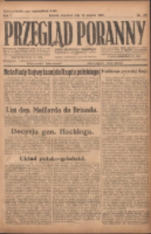 Przegląd Poranny: pismo niezależne i bezpartyjne 1921.08.18 R.1 Nr109