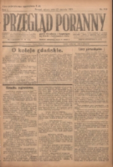 Przegląd Poranny: pismo niezależne i bezpartyjne 1921.08.27 R.1 Nr118