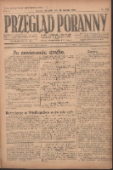 Przegląd Poranny: pismo niezależne i bezpartyjne 1921.08.28 R.1 Nr119