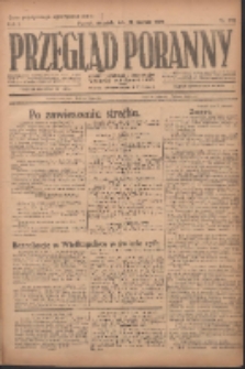 Przegląd Poranny: pismo niezależne i bezpartyjne 1921.08.28 R.1 Nr119
