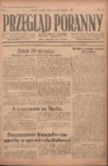 Przegląd Poranny: pismo niezależne i bezpartyjne 1921.08.29 R.1 Nr120