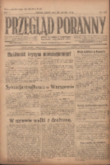 Przegląd Poranny: pismo niezależne i bezpartyjne 1921.08.30 R.1 Nr121
