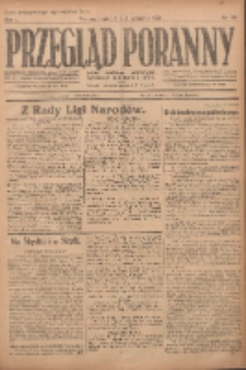Przegląd Poranny: pismo niezależne i bezpartyjne 1921.09.09 R.1 Nr131