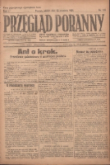 Przegląd Poranny: pismo niezależne i bezpartyjne 1921.09.13 R.1 Nr135