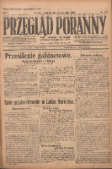 Przegląd Poranny: pismo niezależne i bezpartyjne 1921.09.15 R.1 Nr137