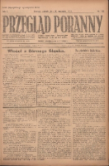 Przegląd Poranny: pismo niezależne i bezpartyjne 1921.09.20 R.1 Nr142