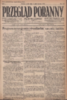 Przegląd Poranny: pismo niezależne i bezpartyjne 1921.10.05 R.1 Nr157