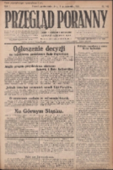 Przegląd Poranny: pismo niezależne i bezpartyjne 1921.10.10 R.1 Nr162