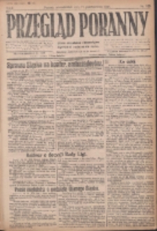 Przegląd Poranny: pismo niezależne i bezpartyjne 1921.10.17 R.1 Nr169