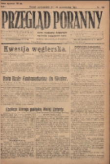 Przegląd Poranny: pismo niezależne i bezpartyjne 1921.10.31 R.1 Nr183