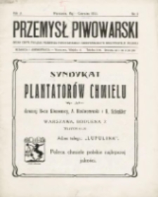 Przemysł Piwowarski : organ Centr. Związku Przemysłu Piwowarskiego i Słodowniczego w Rzeczypospolit. Polskiej 1925.05/06 R.3 Nr2