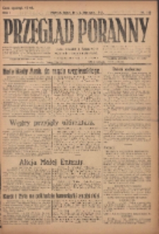Przegląd Poranny: pismo niezależne i bezpartyjne 1921.11.02 R.1 Nr185