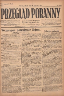 Przegląd Poranny: pismo niezależne i bezpartyjne 1921.11.26 R.1 Nr209