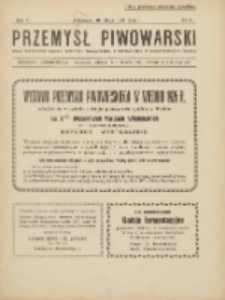Przemysł Piwowarski : organ Centr. Związku Przemysłu Piwowarskiego i Słodowniczego w Rzeczypospolit. Polskiej 1926.02.20 R.4 Nr8
