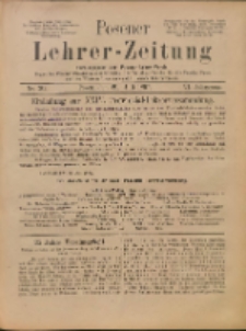 Posener Lehrer-Zeitung : Organ des Posener Provinzial-Lehrervereins, des Pestalozzi-Vereins f&uuml;r die Provinz Posen und des Wirtschaftsverbandes des Posener Lehrervereins. R. 6. 1897, nr 30