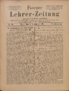 Posener Lehrer-Zeitung : Organ des Posener Provinzial-Lehrervereins, des Pestalozzi-Vereins f&uuml;r die Provinz Posen und des Wirtschaftsverbandes des Posener Lehrervereins. R. 6. 1897, nr 35