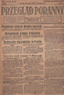 Przegląd Poranny: pismo niezależne i bezpartyjne 1922.01.01 R.2 Nr1
