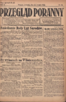 Przegląd Poranny: pismo niezależne i bezpartyjne 1922.01.12 R.2 Nr12