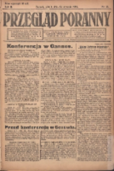Przegląd Poranny: pismo niezależne i bezpartyjne 1922.01.13 R.2 Nr13