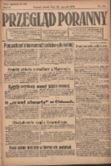Przegląd Poranny: pismo niezależne i bezpartyjne 1922.01.20 R.2 Nr20