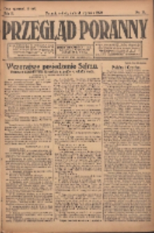 Przegląd Poranny: pismo niezależne i bezpartyjne 1922.01.21 R.2 Nr21