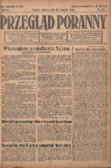 Przegląd Poranny: pismo niezależne i bezpartyjne 1922.01.28 R.2 Nr28