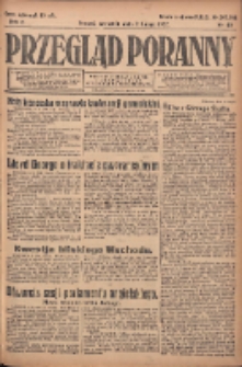 Przegląd Poranny: pismo niezależne i bezpartyjne 1922.02.09 R.2 Nr40