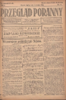 Przegląd Poranny: pismo niezależne i bezpartyjne 1922.02.15 R.2 Nr46