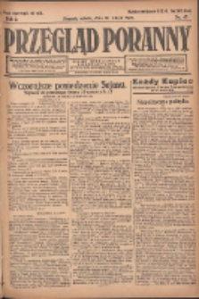 Przegląd Poranny: pismo niezależne i bezpartyjne 1922.02.18 R.2 Nr49