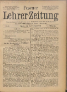 Posener Lehrer-Zeitung : Organ des Posener Provinzial-Lehrervereins, des Pestalozzi-Vereins f&uuml;r die Provinz Posen und des Wirtschaftsverbandes des Posener Lehrervereins. R. 5. 1896, nr 9