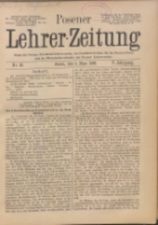 Posener Lehrer-Zeitung : Organ des Posener Provinzial-Lehrervereins, des Pestalozzi-Vereins f&uuml;r die Provinz Posen und des Wirtschaftsverbandes des Posener Lehrervereins. R. 5. 1896, nr 10