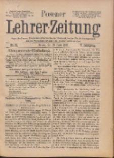 Posener Lehrer-Zeitung : Organ des Posener Provinzial-Lehrervereins, des Pestalozzi-Vereins f&uuml;r die Provinz Posen und des Wirtschaftsverbandes des Posener Lehrervereins. R. 5. 1896, nr 26