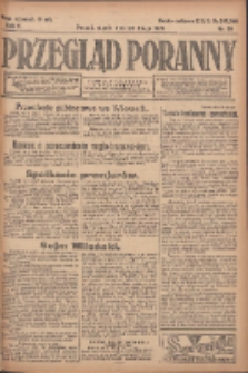 Przegląd Poranny: pismo niezależne i bezpartyjne 1922.02.24 R.2 Nr55