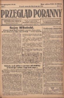 Przegląd Poranny: pismo niezależne i bezpartyjne 1922.03.02 R.2 Nr61