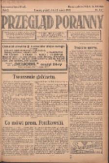 Przegląd Poranny: pismo niezależne i bezpartyjne 1922.03.10 R.2 Nr63