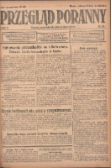 Przegląd Poranny: pismo niezależne i bezpartyjne 1922.03.13 R.2 Nr65