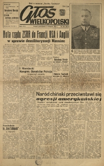 Głos Wielkopolski. 1950.11.06 R.6 nr306 Wyd.A