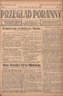 Przegląd Poranny: pismo niezależne i bezpartyjne 1922.03.25 R.2 Nr76