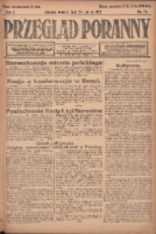 Przegląd Poranny: pismo niezależne i bezpartyjne 1922.03.28 R.2 Nr79