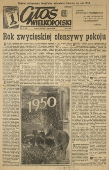 Głos Wielkopolski. 1950.01.01 R.6 nr1 Wyd.AB