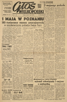 Głos Wielkopolski. 1950.05.02 R.6 nr120 Wyd.AB