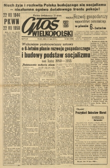 Głos Wielkopolski. 1950.07.22 R.6 nr200 Wyd.AB