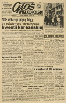 Głos Wielkopolski. 1950.08.07 R.6 nr215 Wyd.AB