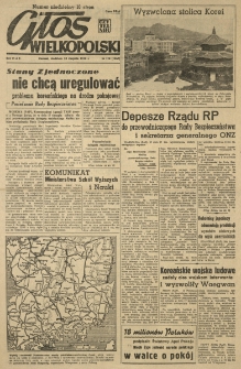 Głos Wielkopolski. 1950.08.20 R.6 nr228 Wyd.AB