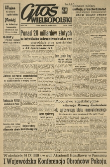Głos Wielkopolski. 1950.09.22 R.6 nr261 Wyd.AB