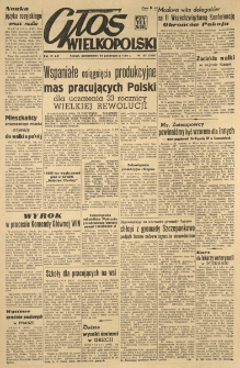 Głos Wielkopolski. 1950.10.16 R.6 nr285 Wyd.AB